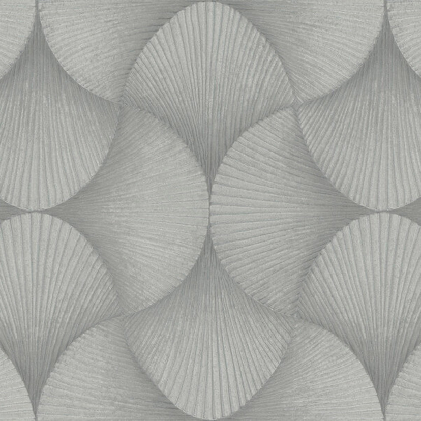 metallic tapet, non-woven tapet Sky Lounge sølvgrå 10,00x1,06 m