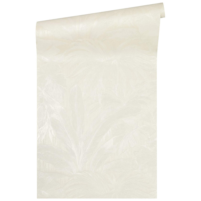 Versace fleecetapet Giungla palme creme, sølv