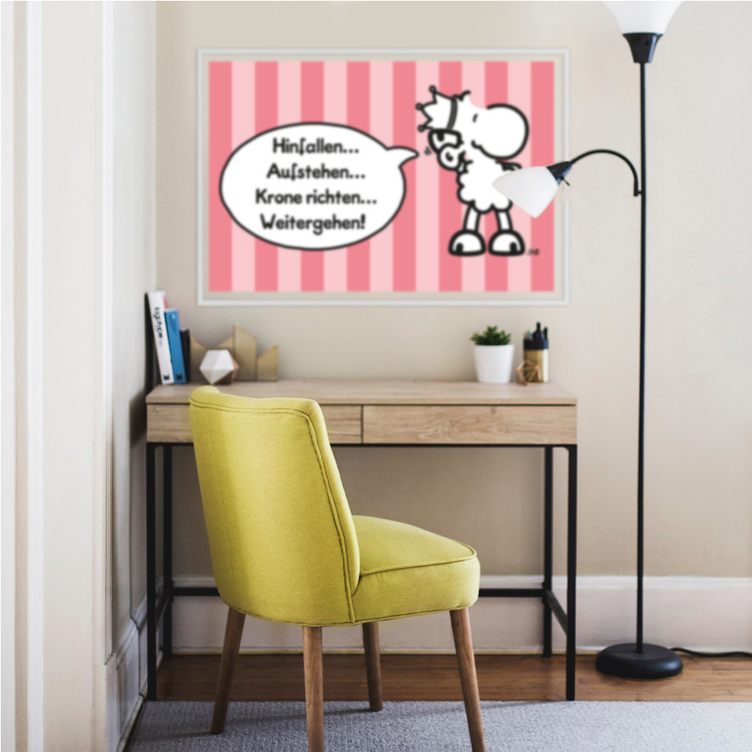 Wallprint W - sheepworld Worthelden Krone richten