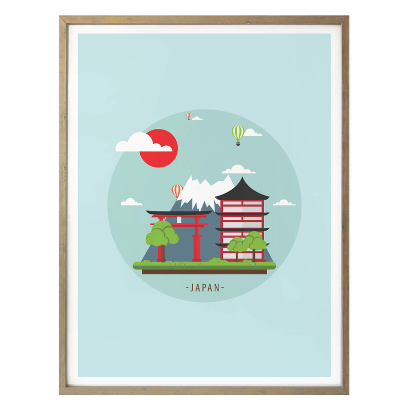 Plakat - Odwiedź Japonię