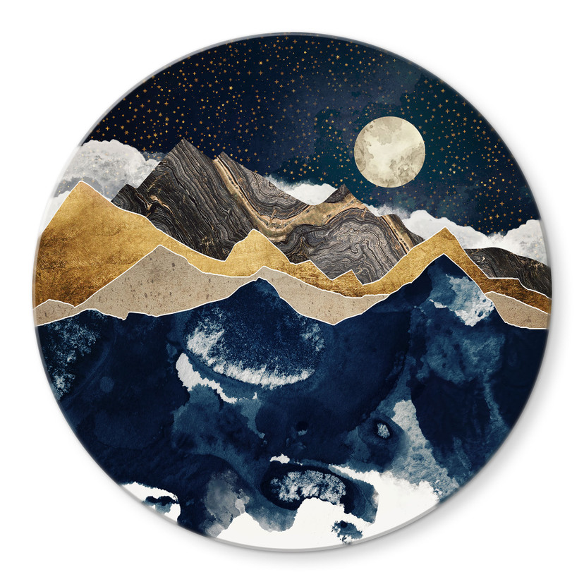 Glasbillede - Stjernehimmel om vinteren - SpaceFrog Designs
