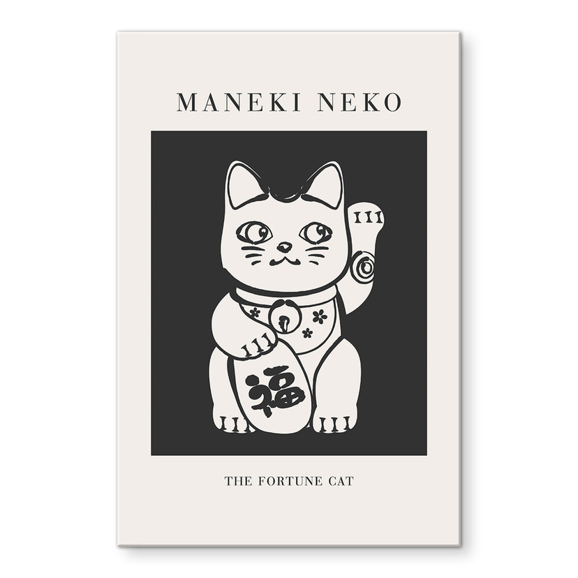 Akrylbillede Maneki Neko - Den heldige kat - KsanaKalpa