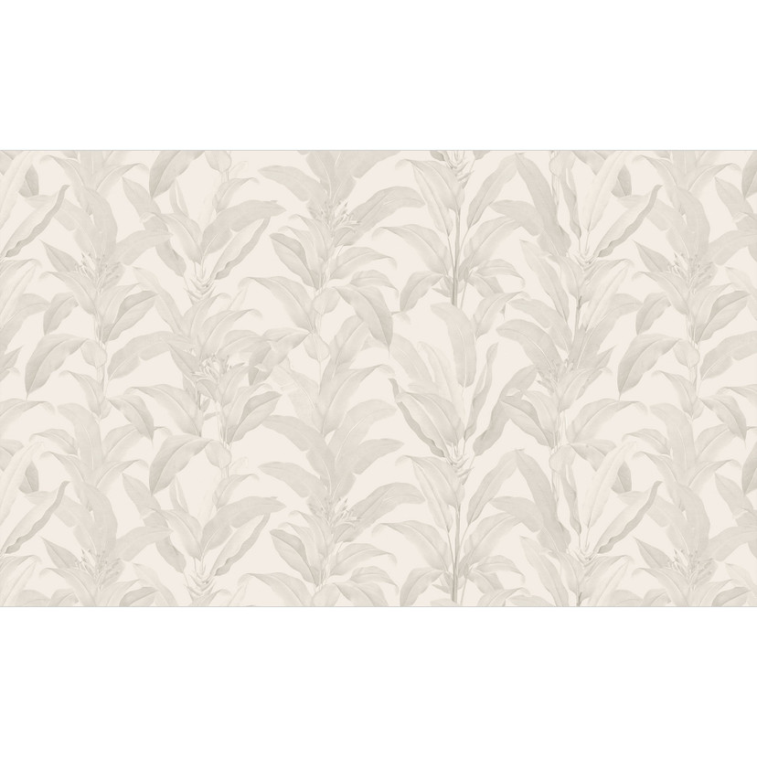 Tapeta dżungla urban jungle tropical leaves cream - Bloomery Decor