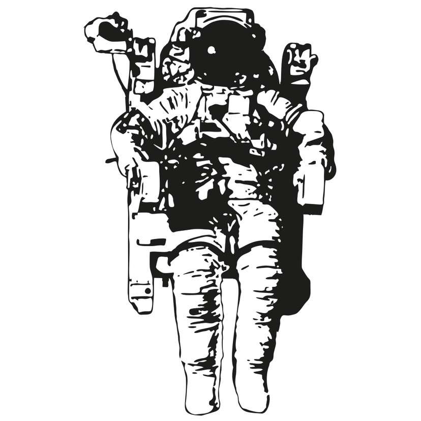 Muursticker Kosmonaut