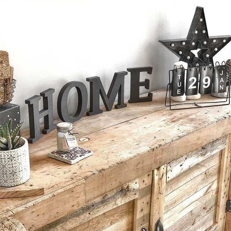 MDF bogstaver - Home 2