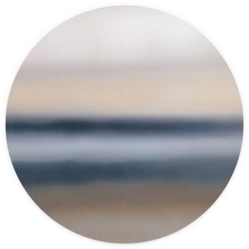 Papier Peint Photo Rotko Ash - Horizon Abstrait - Sir Edward x Grigory Gladarev - Rond