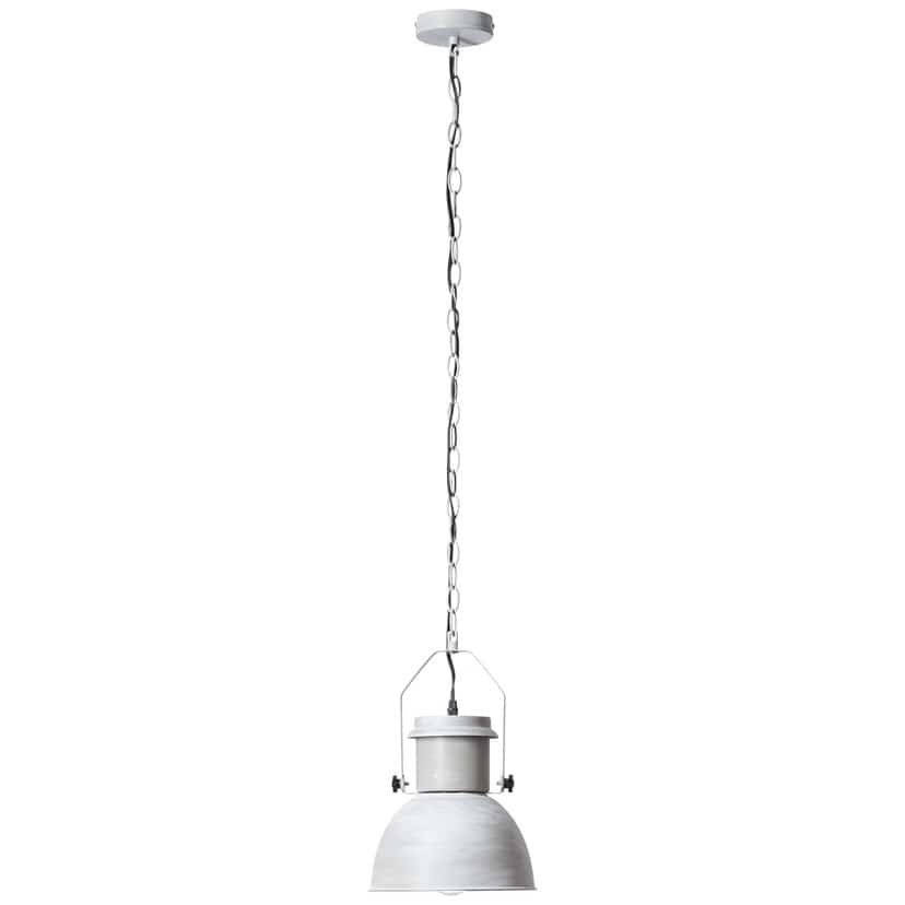 Pendelleuchte Milo, grau, 123,8 x 23 cm, Metall Pendellampe, dimmbar