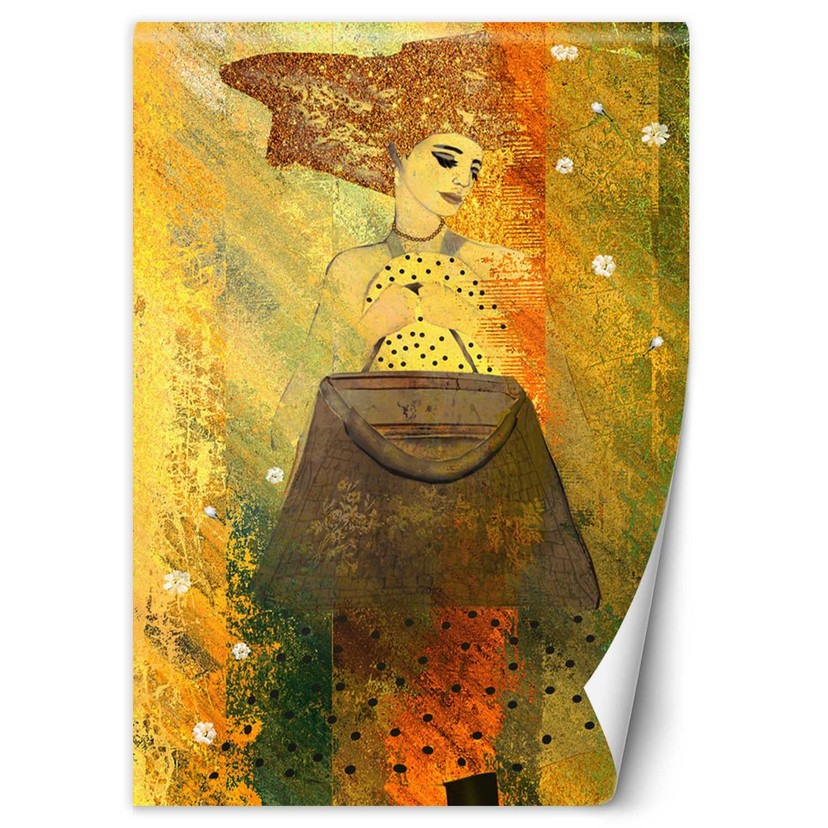 Fototapete, Glamour Gold Frau