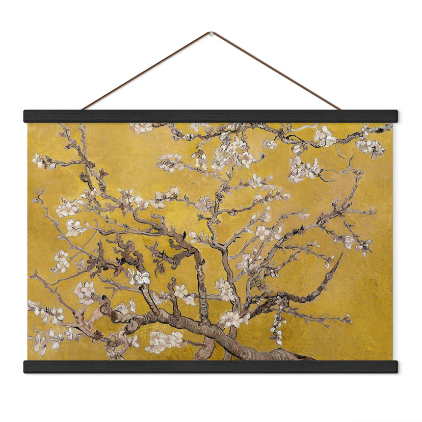Obraz tkaniny - Almond Blossom Ochre - van Gogh