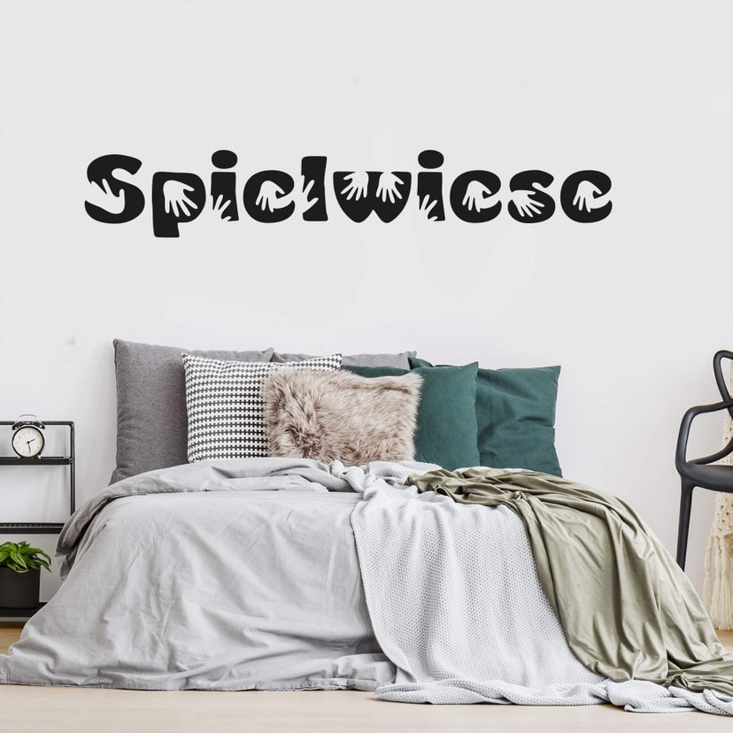 Wandtattoo Spielwiese