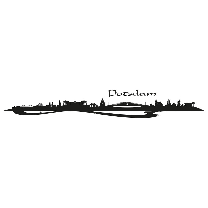 Wandtattoo Potsdam Skyline