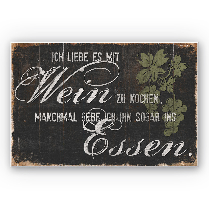 Tableau Forex - J'aime cuisiner avec du vin