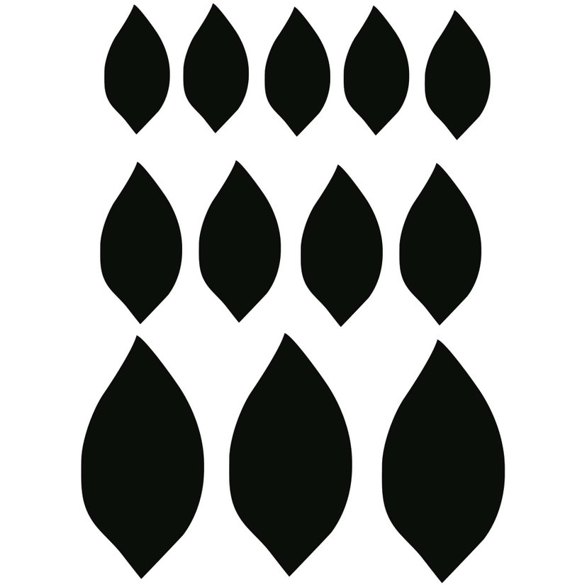 Wallsticker Blade sæt 3