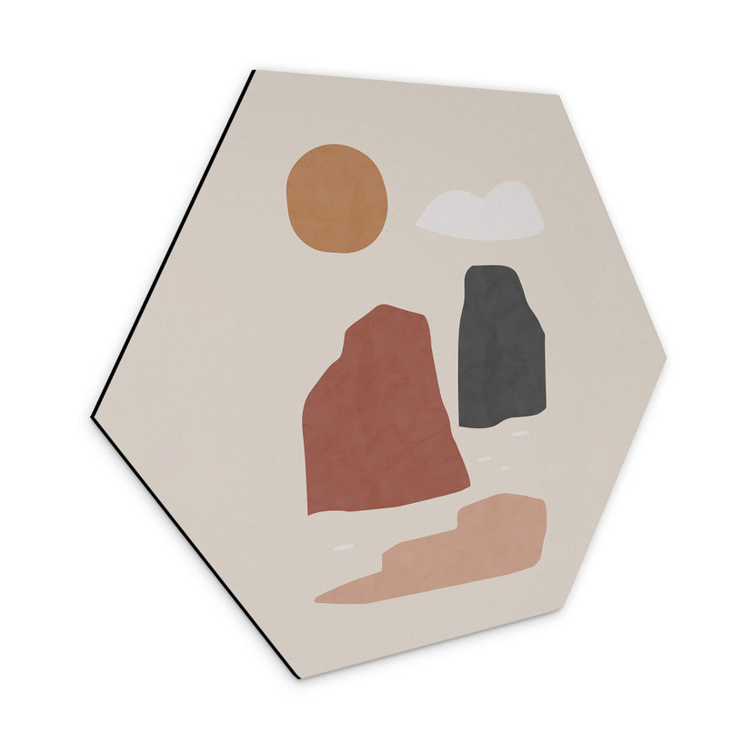 Hexagone - alu-Dibond Orara Studio - Paysage de jour