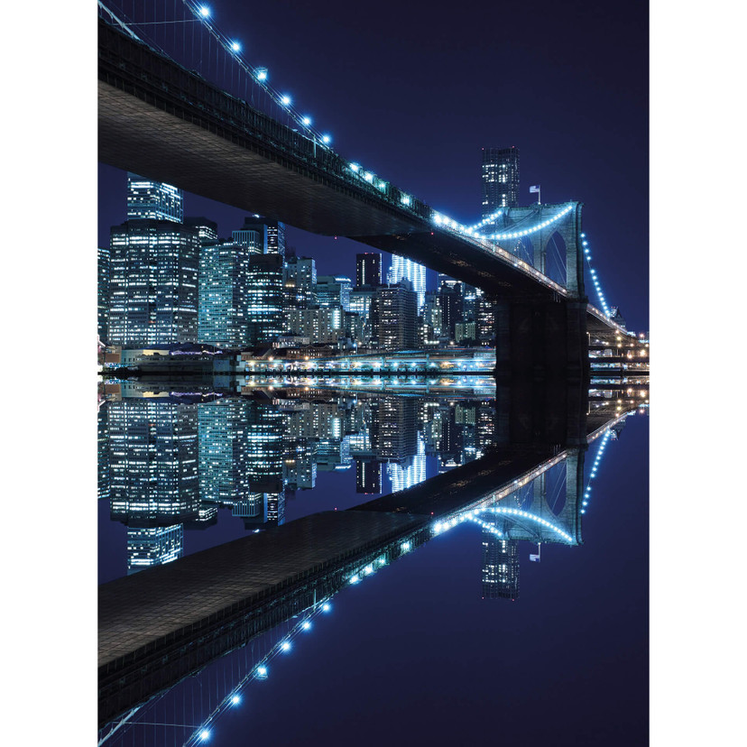Fototapeta Brooklyn Bridge nocą