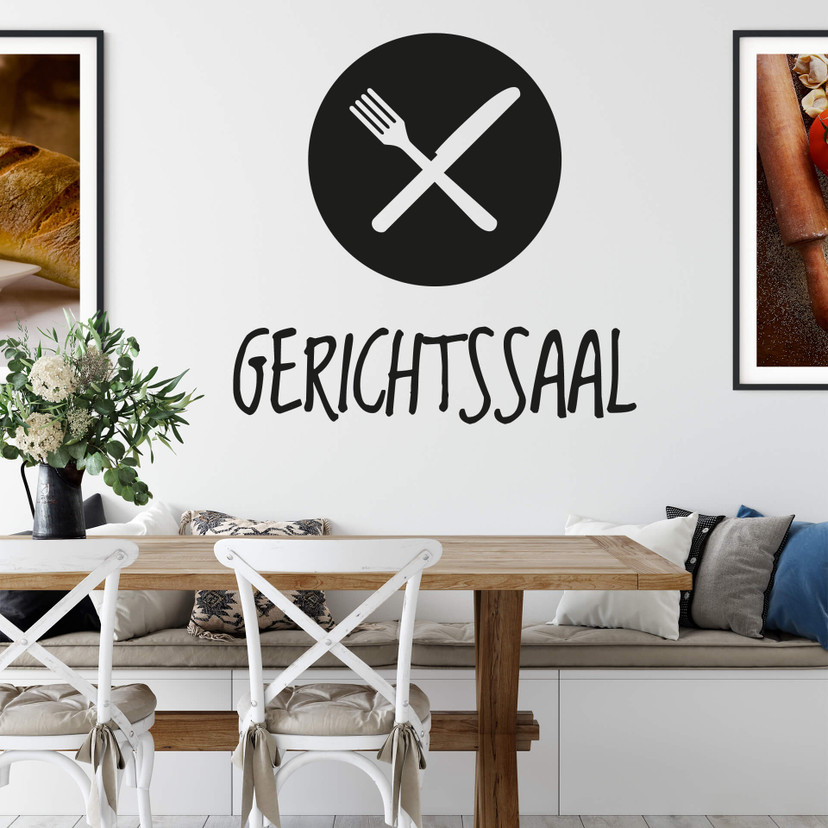Wandtattoo Gerichtssaal