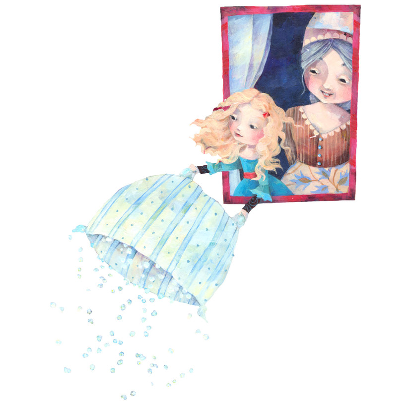 Muursticker Blanz - Vrouw Holle