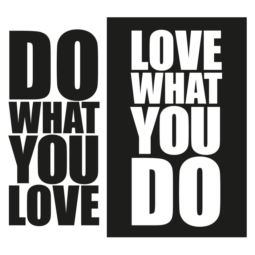 Wallsticker - Do what you love-love what you do 2
