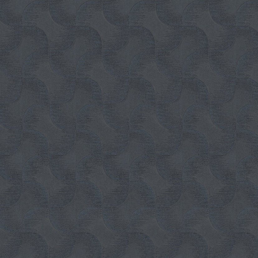 Mønstret tapet, non-woven tapet Sky Lounge antracit, sort 10.00x1.06 m