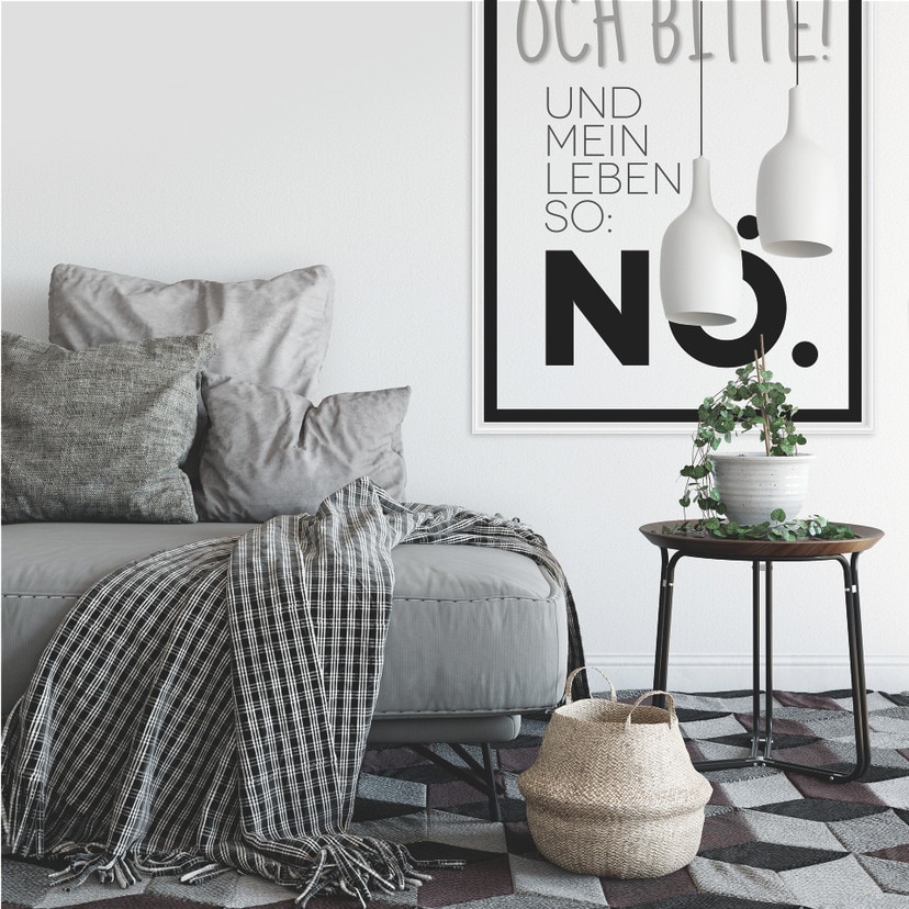 Wallprint Und mein Leben so...