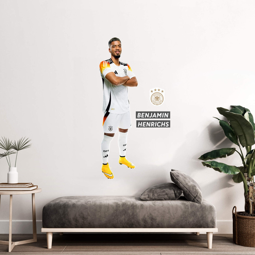 DFB Sticker EM für die Wand, Wandtattoo - Henrichs