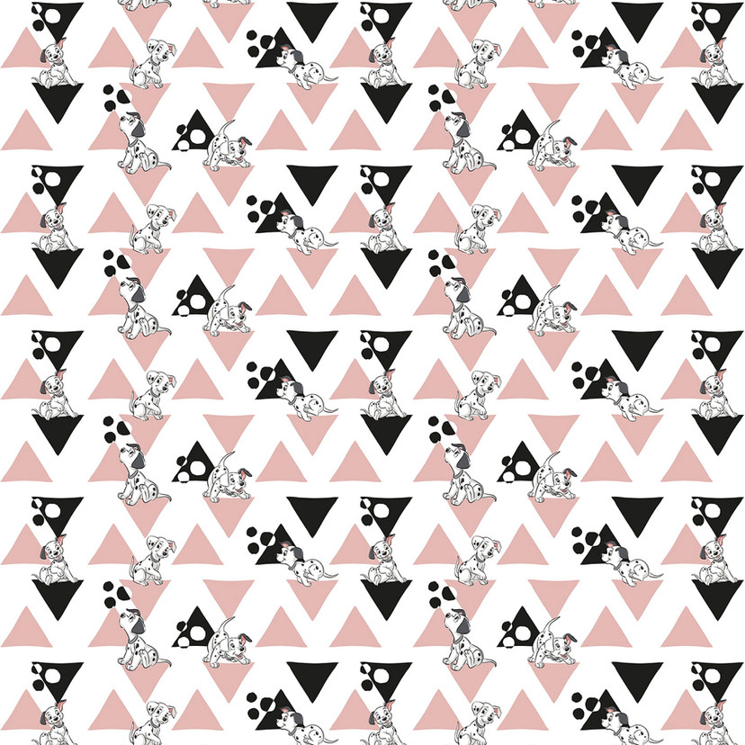 Non-woven tapet - 101 dalmatinske hjørner - 200 x 280 cm