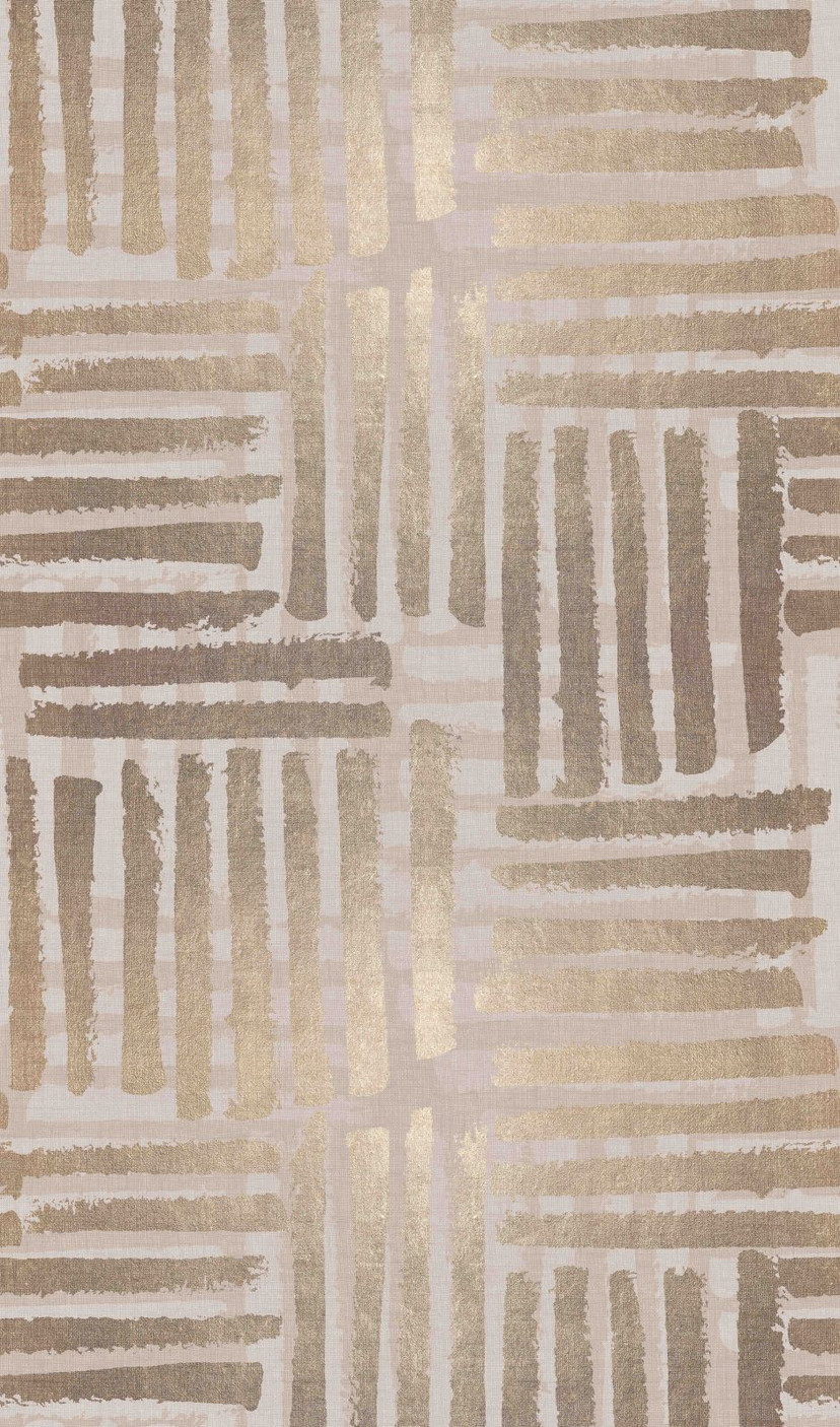 Papier peint photo motif Échantillon graphique dans les tons beige et gris 2,7 x 1,59 m