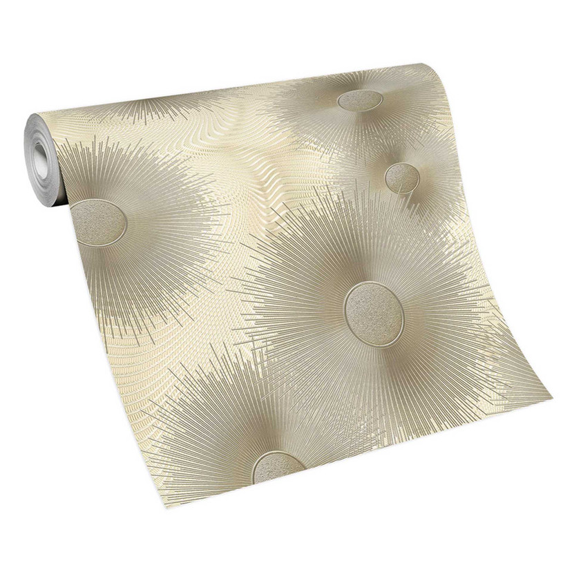 Elle Decoration Patroonbehang Beige