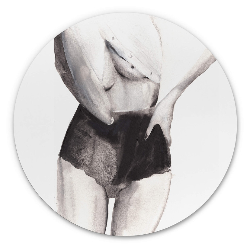 Tableau sur alu-Dibond rond Verbaan - Dance with me sugar