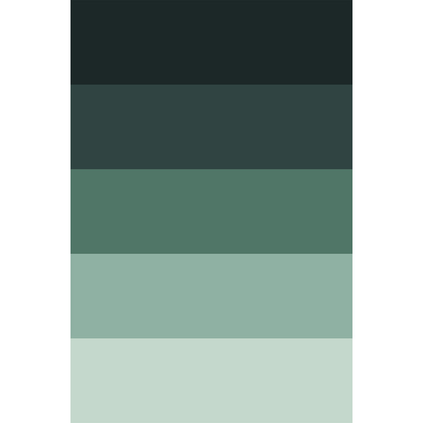 Okleiny meblowe, folia dekoracyjna - zmywalna - kolor gradient miętowy
