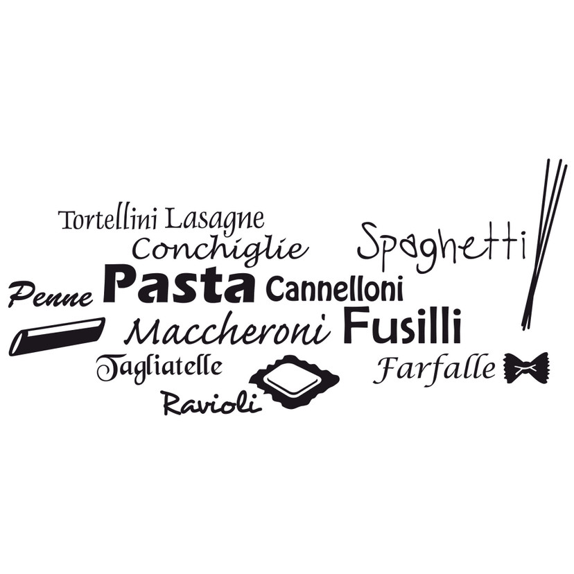 Wallsticker Pasta