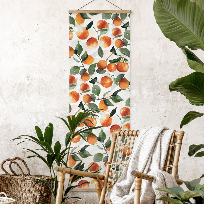 Tekstil plakat Frugtagtige mandariner - UN Designs