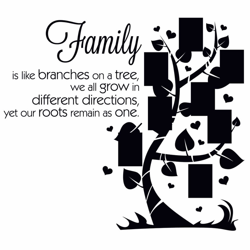 Wallsticker Family is like branches....