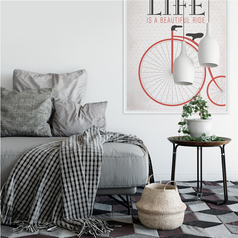 Muurprints Life is a beautiful Ride