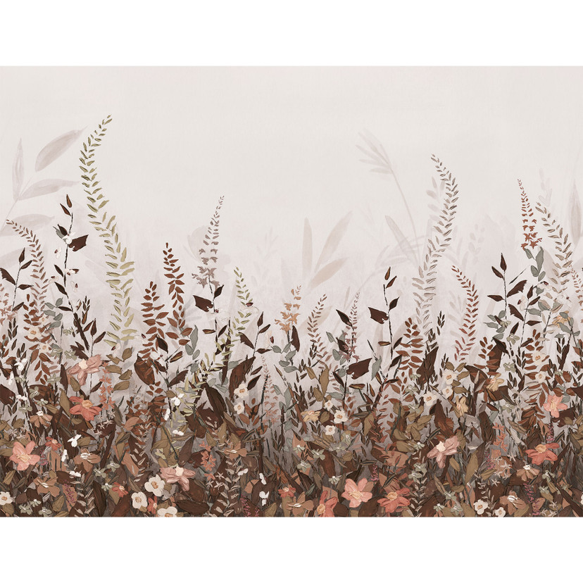 Papier peint photo Prairie de fleurs vintage - Lane
