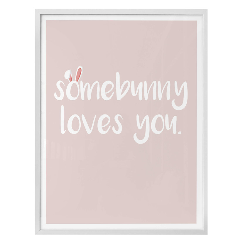 Plakat, który kocha Somebunny