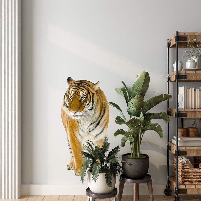 Wallsticker Realistisk tiger