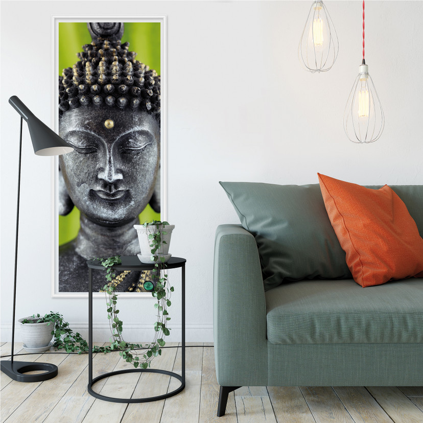 Wallprint W - Green Buddha - Panorama