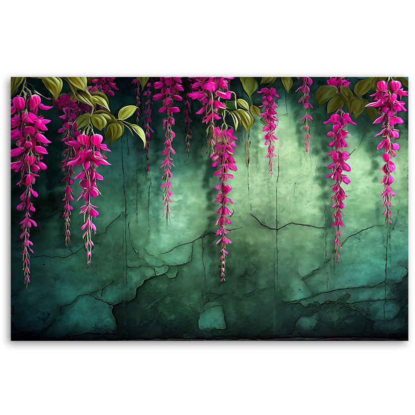 Canvasbillede, Hængende blomster