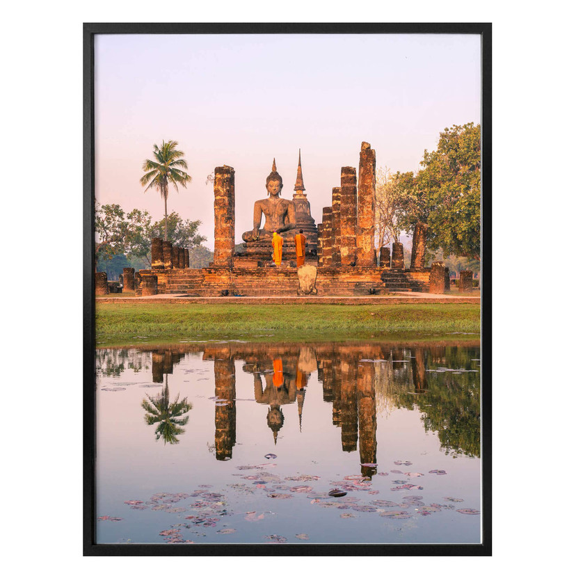Plakat Kolombo - Buddyjska świątynia Sukhothai