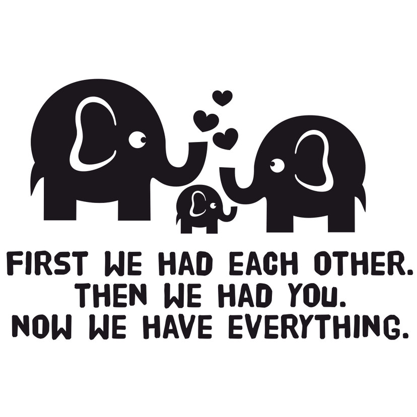 First we had each other.. Wallsticker