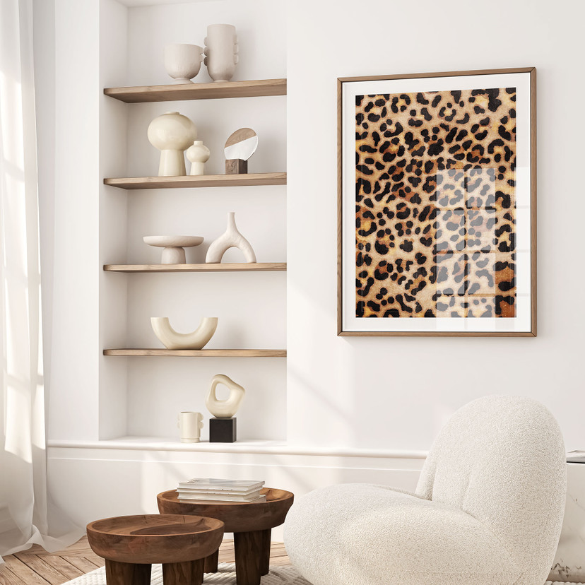 Poster Léopard sauvage - Animal Print - Tunaboylu