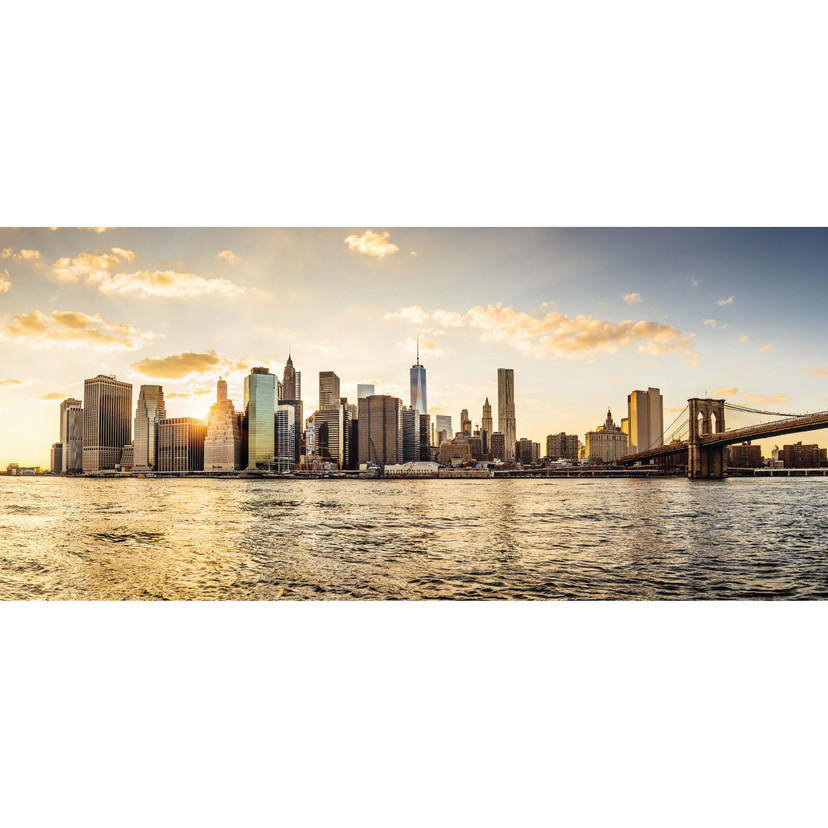 Fototapet - Sunset in Manhattan