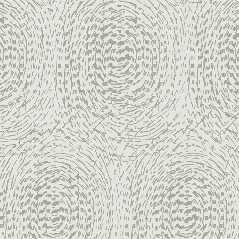 Architects Paper Alpha Papier peint géométrique, Beige, Argent