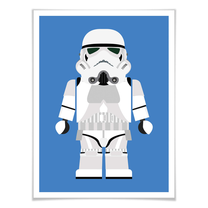 Plakat Gomes - zabawka Stormtrooper