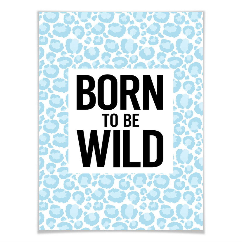 Plakat Leopard - Born to be Wild