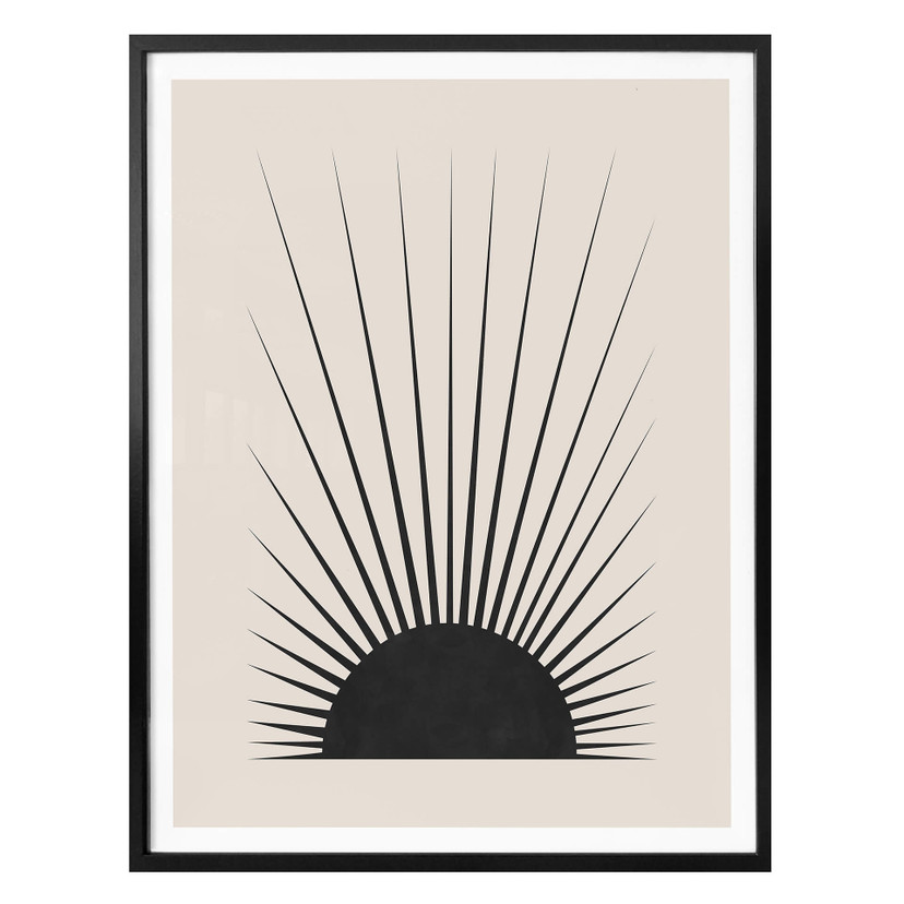 Plakat Orara Studio - Minimalistyczne słońce