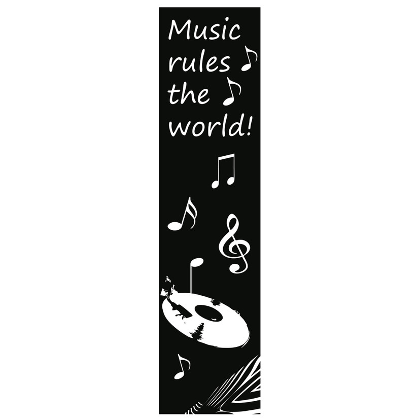 Wallsticker Banner Musik