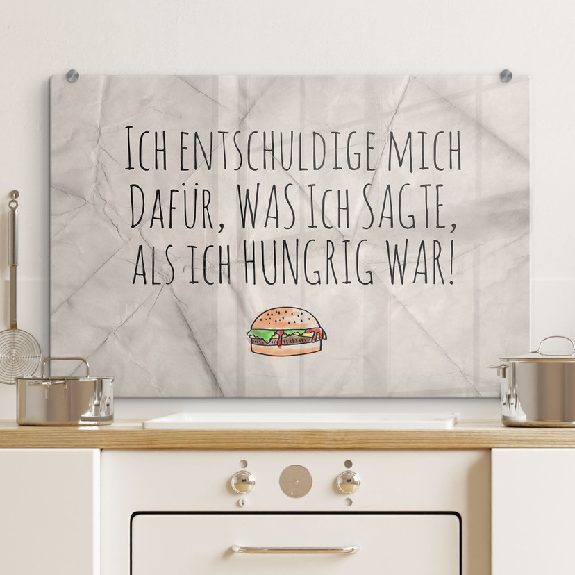 Stænkplade - Ich Entschuldige mich dafür