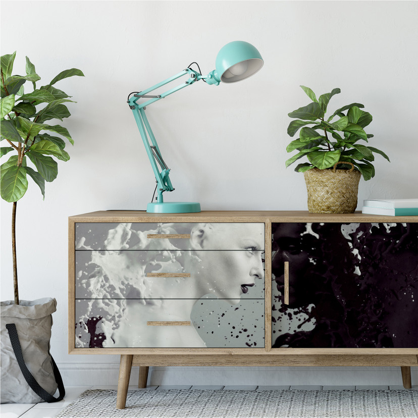 Wallprint W - Milk & Coffee - Panorama